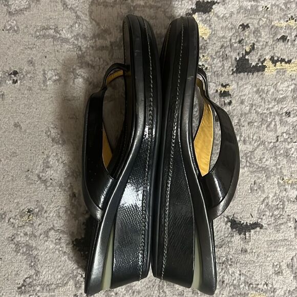 Cole Haan Nike Air brown thong sandals size 9.5 - Picture 4 of 8